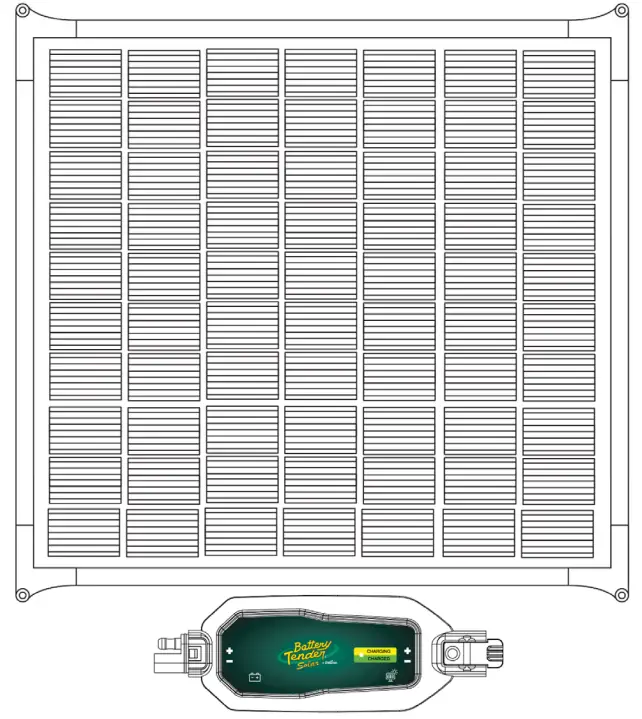 Battery Tender 021-1173 17Watt Solar Panel and Solar Controller