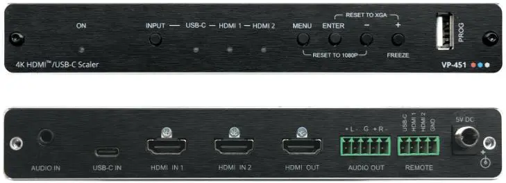 KRAMER VP-451 HDMI USB-C Scaler - Cover