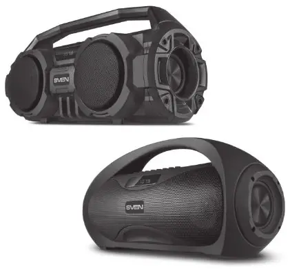 SVEN PS-415 Portable Speaker System with Bluetooth and FM-Radio - Cover