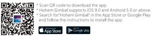 FIG 5 Download APP-Hohem Gimbal