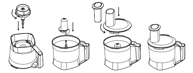 Assembling and Using Your Food Processor