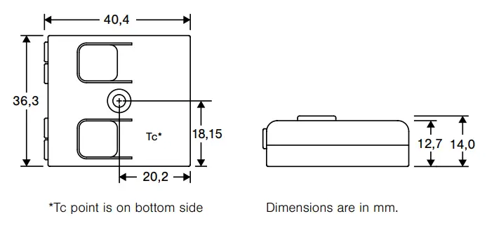 CASAMBI CBU-TED Bluetooth Controllable Dimmer - Dimensions