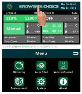 GROWER S CHOICE 0713440683190 Digital Lighting -fig4