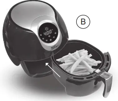 PowerXL AF 240 Air Fryer XL- Fry Basket B