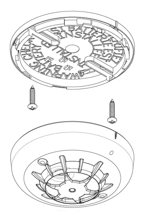 Visonic HTD432PG2 Heat Detector - Installation instructions