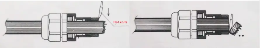 kingmaled QJ FB50RGBWRFDMXT 50W RGBW Twinkle Fiber Optics Light - DMX MODE 9