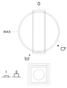 caple WD290BK Sense Warming Drawer - control