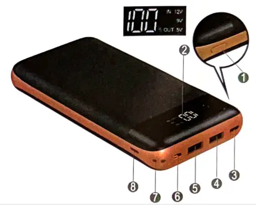 I O MAGIC IPBC 020KL R00 BL Power Bank - Overview