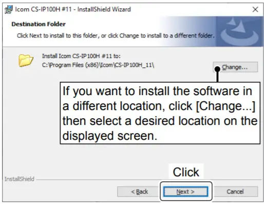 iCOM CS IP100H License Free IP Radio for WLAN - Installing 3