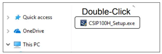 iCOM CS IP100H License Free IP Radio for WLAN - Installing