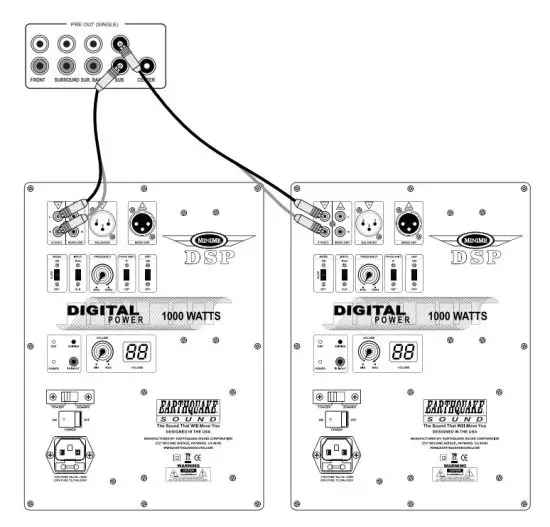 EARTHQUAKE SOUND MiniMe DSP P-15 Subwoofer - RECEIVER