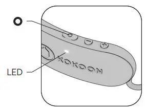 KOKOON NightBuds In Ear Headphone User Guide - Powering on