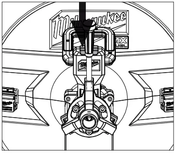 milwaukee MXF500 MX Fuel Sewer Drum Machine - stop