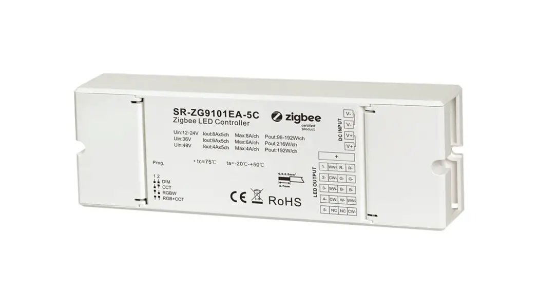 Sunricher Sr-zg9101ea-5c 4-in-1 Universal Zigbee Led Controller Instruction Manual