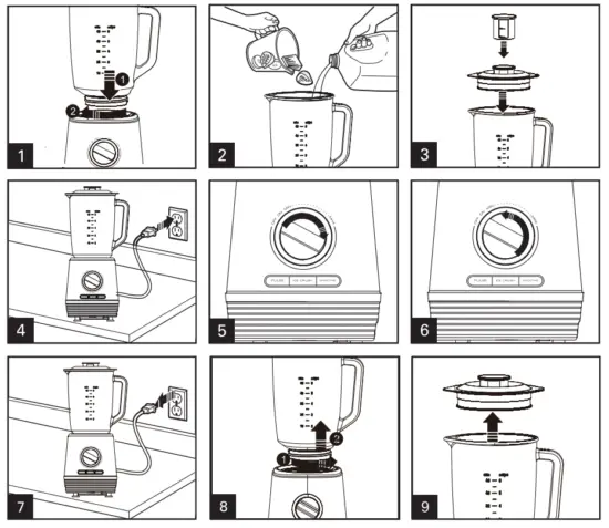 Amica BTM 5011 Sleeve Blender - use1