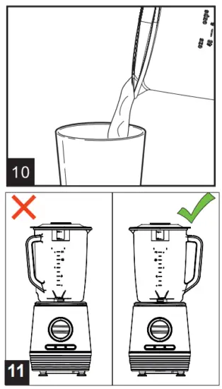 Amica BTM 5011 Sleeve Blender - use2