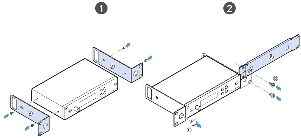 SENNHEISER XSW IEM EK XS Wireless In-Ear Monitoring System - Mounting Single