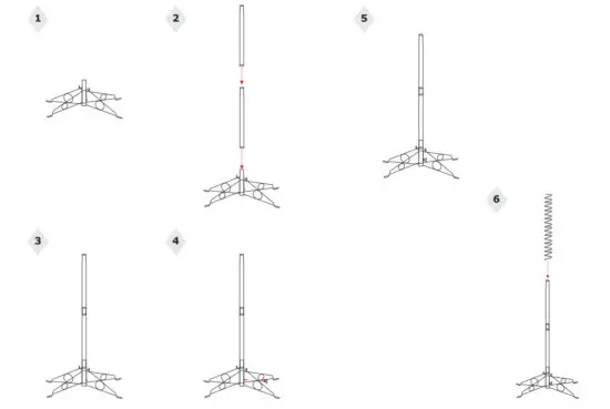 COSTWAY EU10033 EU10032 LED Rope Lighter Palm Tree - figure 1