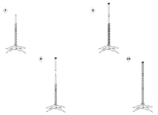 COSTWAY EU10033 EU10032 LED Rope Lighter Palm Tree - figure 2