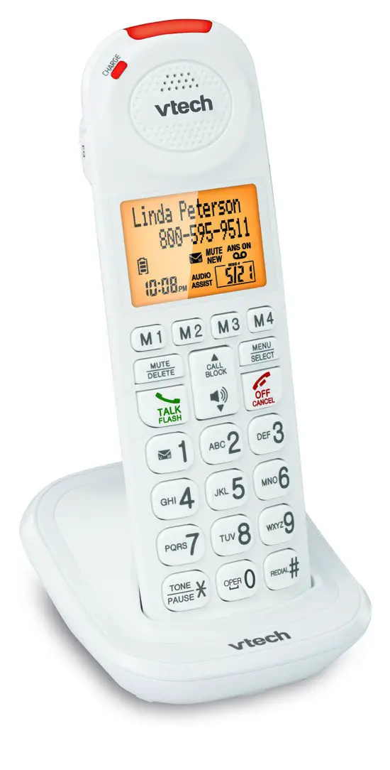 vtech Amplified Accessory Handset Big Buttons Display - Display