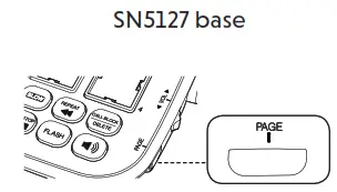 vtech Amplified Accessory Handset Big Buttons Display - base