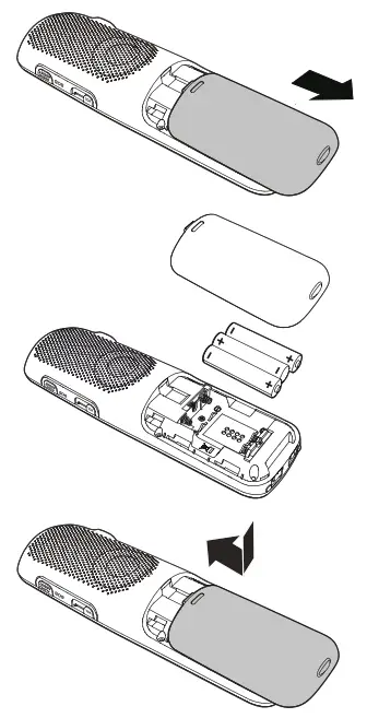 vtech Amplified Accessory Handset Big Buttons Display - battery