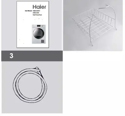 Haier HD90-A636-F Front Load Heat Tumble Dryers-FIG1