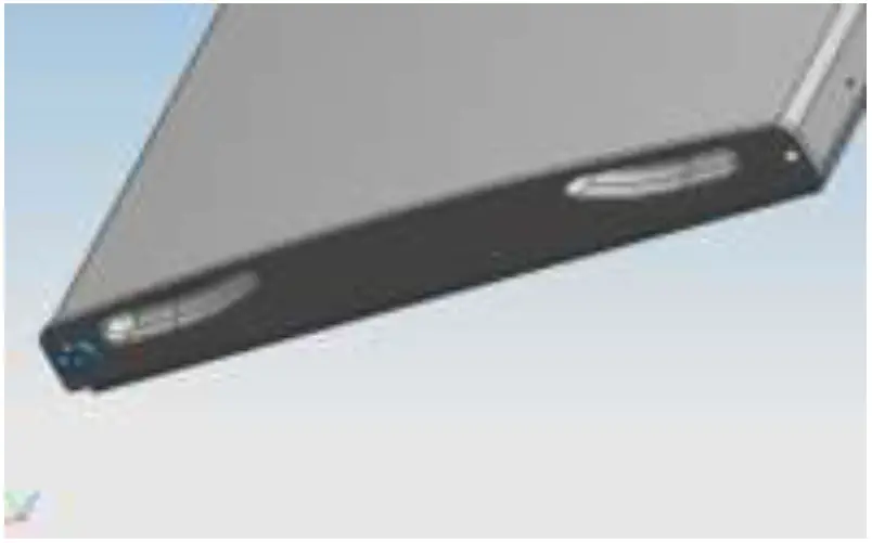 inventor DP1442S Double Door Refrigerator - crew mounting