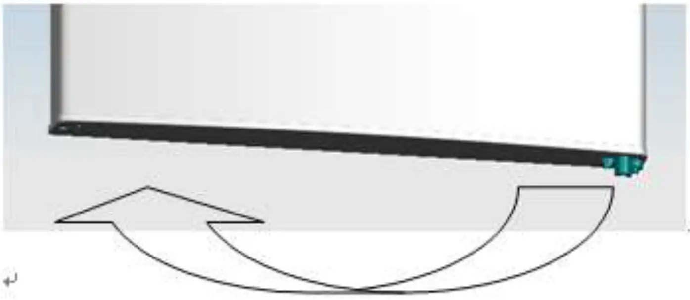 inventor DP1442S Double Door Refrigerator - door bearing