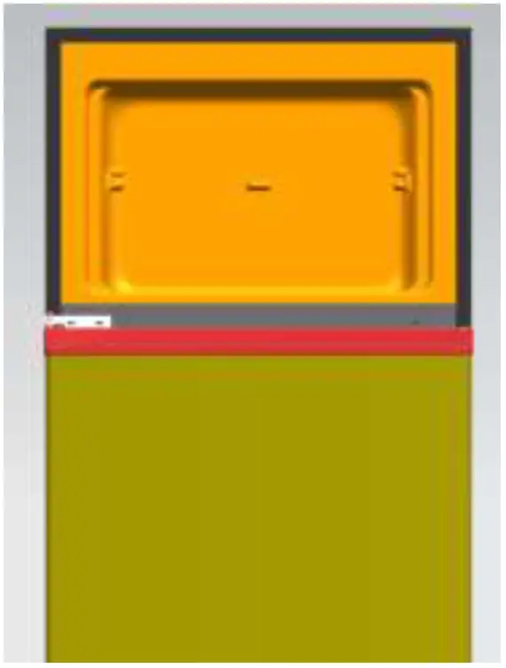 inventor DP1442S Double Door Refrigerator - door right position