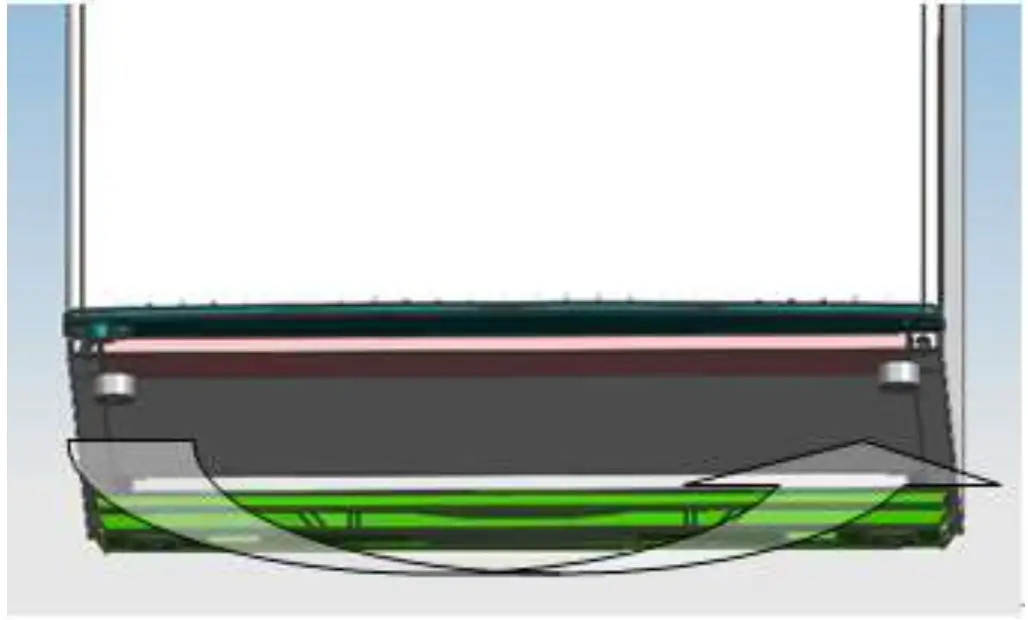 inventor DP1442S Double Door Refrigerator - he cabinet level