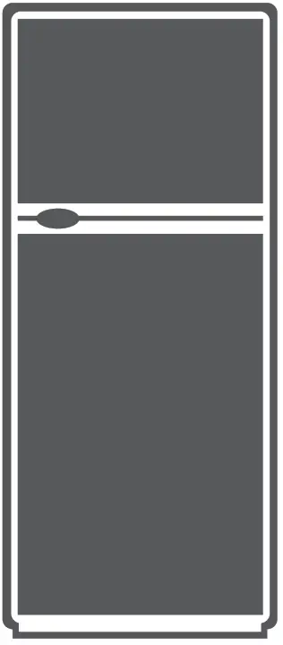 inventor DP1442S Double Door Refrigerator