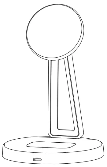 uCool LK Z6 2 in 1 Magnetic Wireless Charging Stand