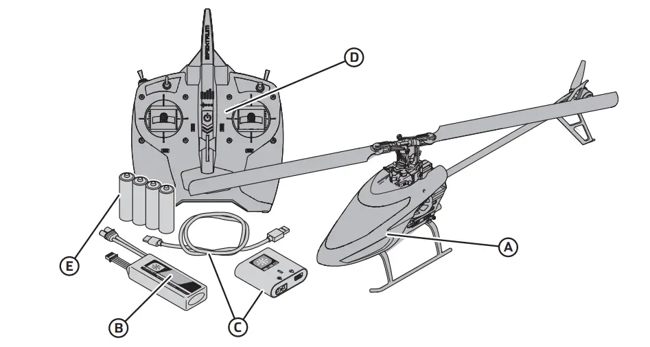 HORIZON BLH1250 Blade 230 S Smart BNF fig 1