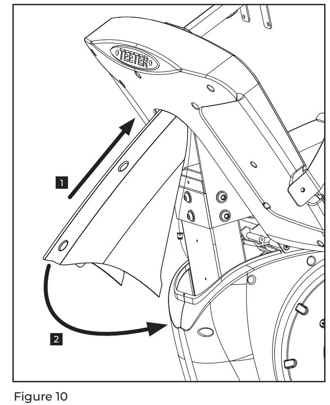 TEETER Power10 Elliptical Rower - fig 39