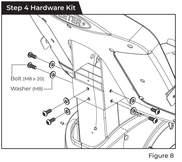TEETER Power10 Elliptical Rower - fig 42