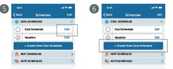 sensi Thermostat - S C H E D U LI N G 3