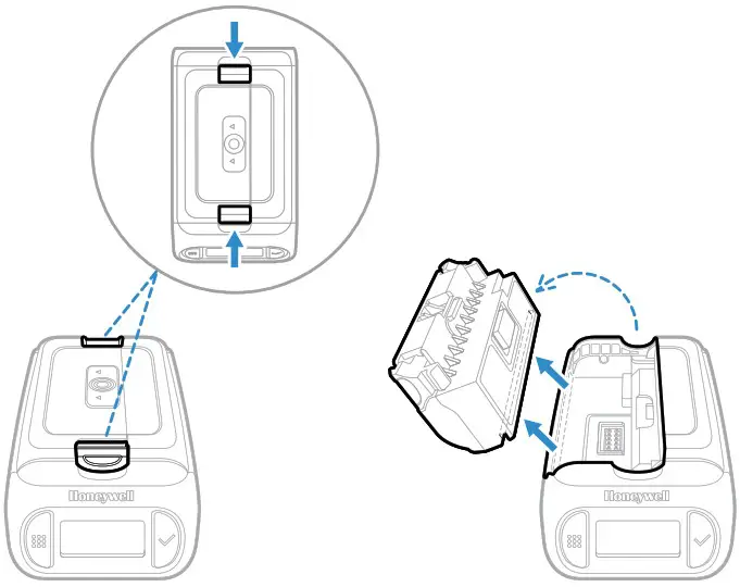 Honeywell 8690i Wearable RFID Mini Wearable Mobile Computer - Replace the Battery