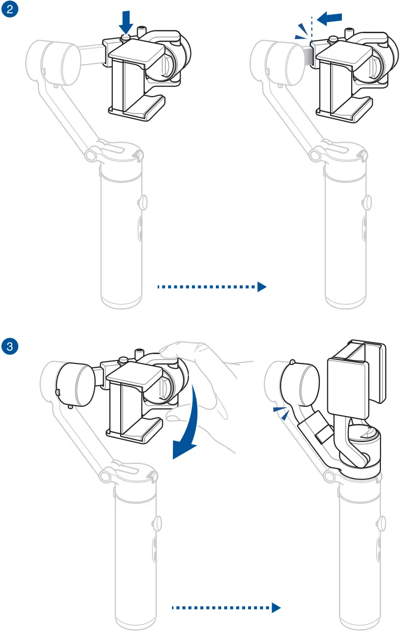 ASUS G3M B1 3 Axis Handheld Stabilizer - Folding 1