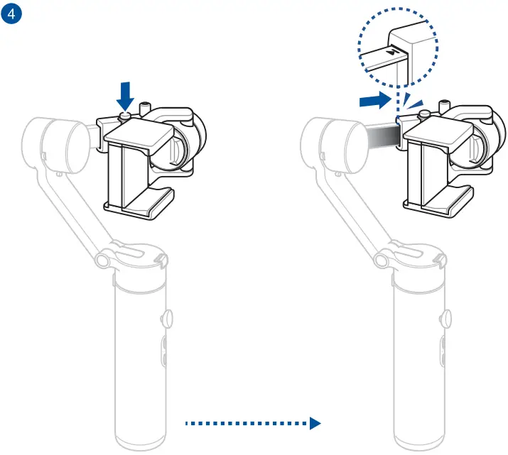 ASUS G3M B1 3 Axis Handheld Stabilizer - Unfolding 2