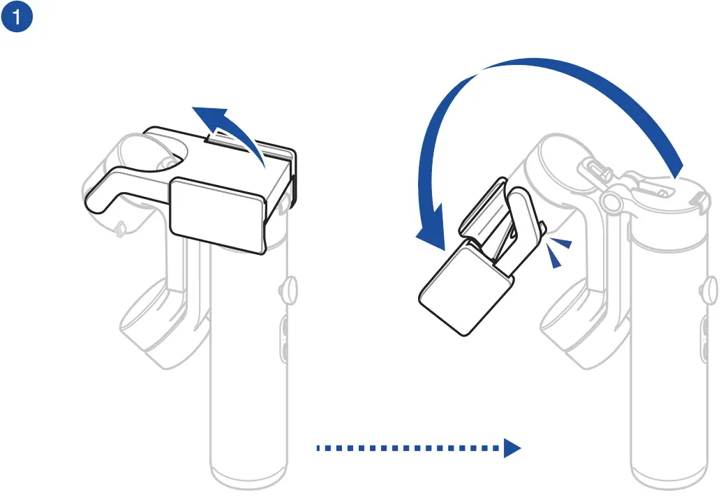 ASUS G3M B1 3 Axis Handheld Stabilizer - Unfolding