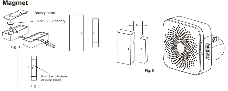 Shunde-Advante-Electron-M-Wireless-Door-Alarm-Sensor-2