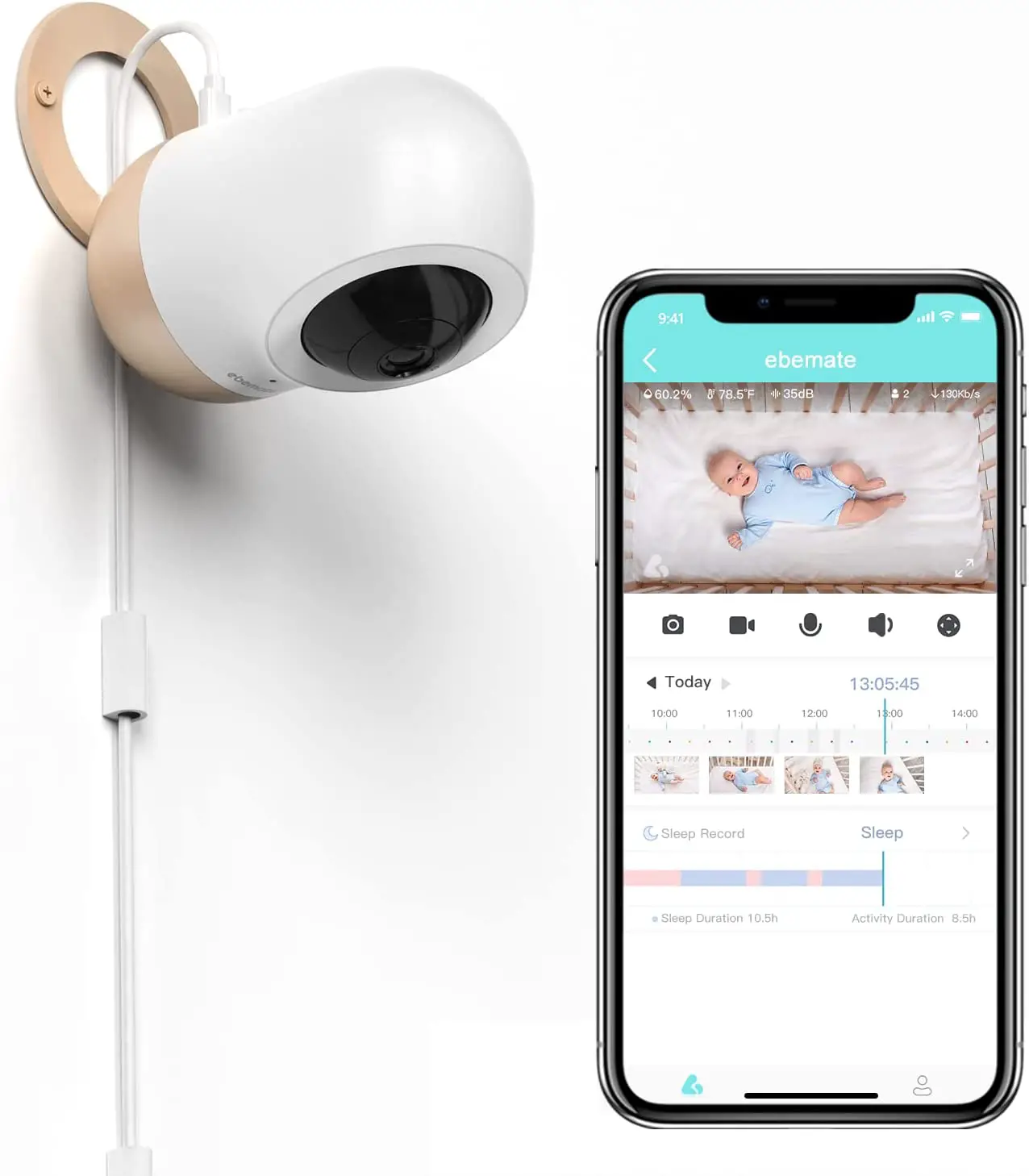 ebemate BM-U2 Smart Baby Monitor product