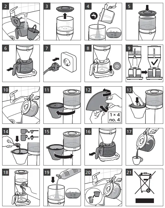 PHILIPS HD5416 Filter Coffee Maker-fig2