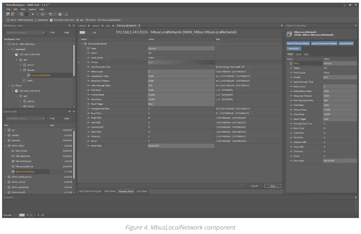 iSMA B AAC20 M Bus intelligent Building controls- MbusLocalNetwork