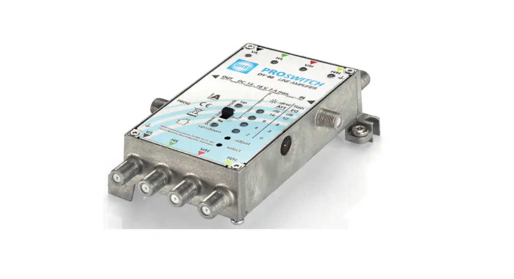 Wisi Proswitch Dy 40 Line Amplifier 4x Sat-if User Manual