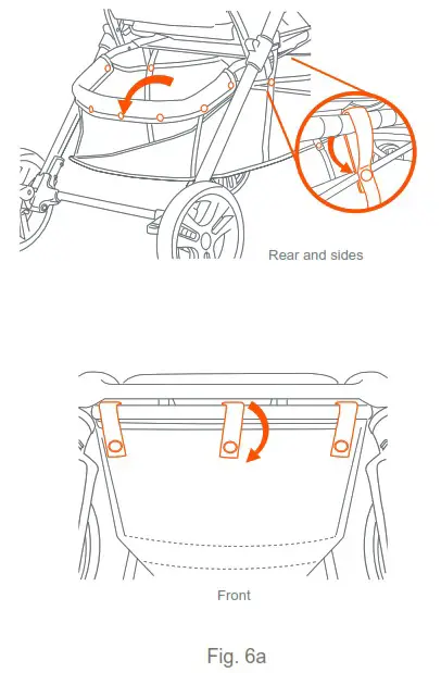 babytrend ST12D14E Passport Bassinet Stroller - ASSEMBLY ENSAMBLAR 22