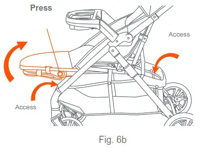 babytrend ST12D14E Passport Bassinet Stroller - ASSEMBLY ENSAMBLAR 23