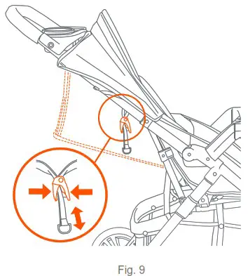 babytrend ST12D14E Passport Bassinet Stroller - SAFETY SEGURIDAD 6