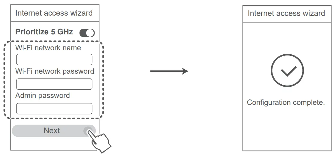 HUAWEI WiFi AX3 - Wi-Fi name